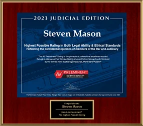 AV Preeminent 2023 Judicial Edition - Steven Mason